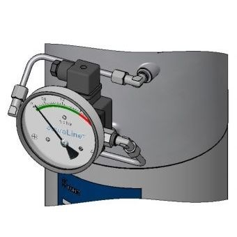 Манометр для дифференциального давления - Acura DP - Siga Filtration - дифференциальный / со шкалой / встраиваемый