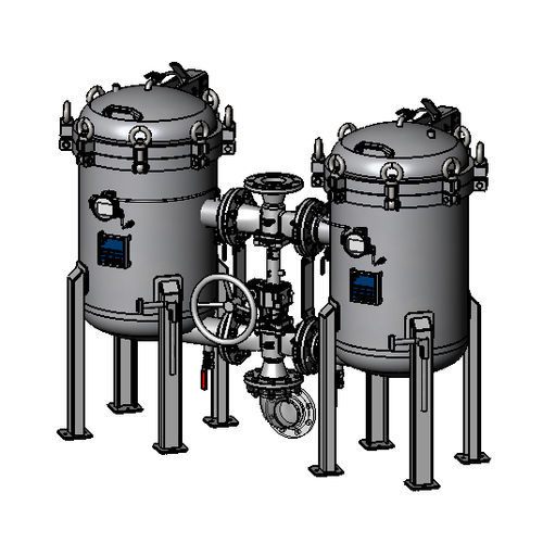 Картер для фильтра 2 уровня - Siga Filtration - с множеством отделений / для жидкостей / из нержавеющей стали
