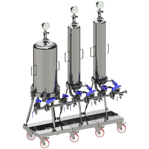Система фильтрации давление - Siga Filtration - для жидкостей / из нержавеющей стали / мобильный