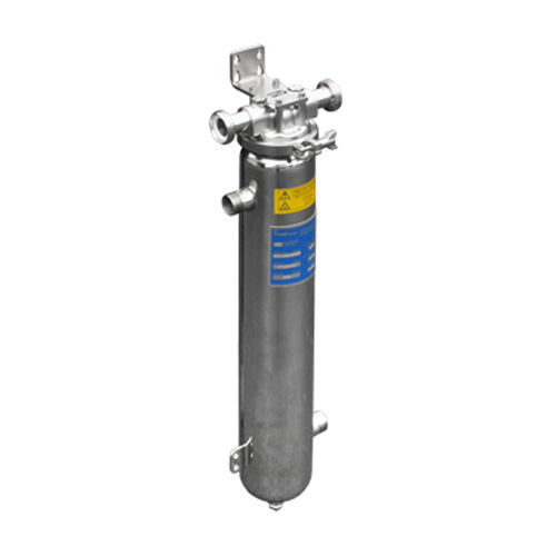 Линейный картер для фильтра - Siga Filtration - однокартриджный / для химических продуктов / из нержавеющей стали