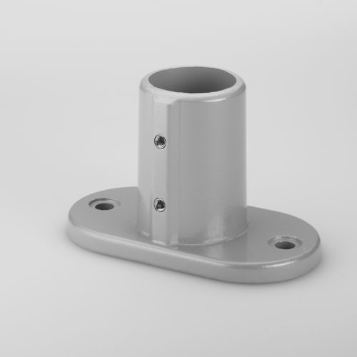 Круглый трубный соединитель - 5043a - Ernst Brinck & Co. GmbH - из алюминия / напольная опора / винтовой