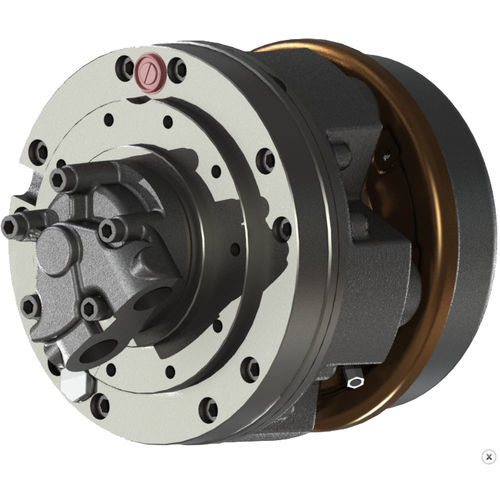 Шестеренчатый гидравлический колесный двигатель - BD2 + F32/hub - SAI Motori Idraulici - с двойным рабочим объемом цилиндров