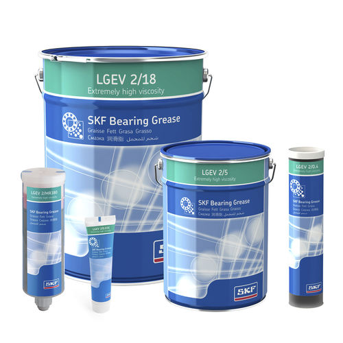 Консистентная смазка для смазки - LGEV 2 - SKF Maintenance,Lubrication and Power Transmission - литиево-кальциевая / на основе минерального масла / из дисульфида молибдена