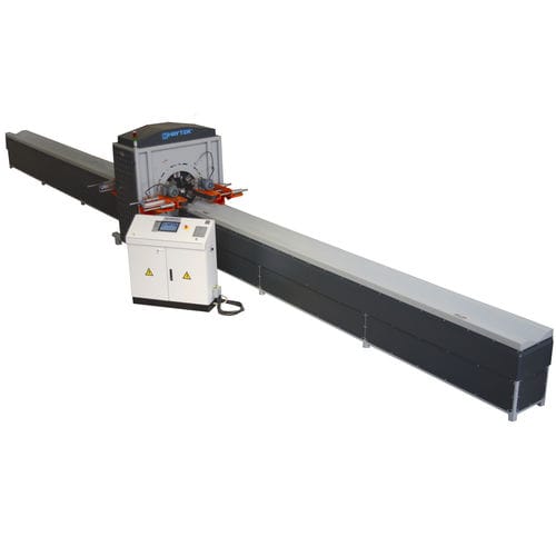 Автоматический вертикальный долбежный станок - HDS500C - HF HAYTEK PLASTIC AND PLASTIC MACHINERY CO - для трубок из полиэтилена / для профилей ПВХ