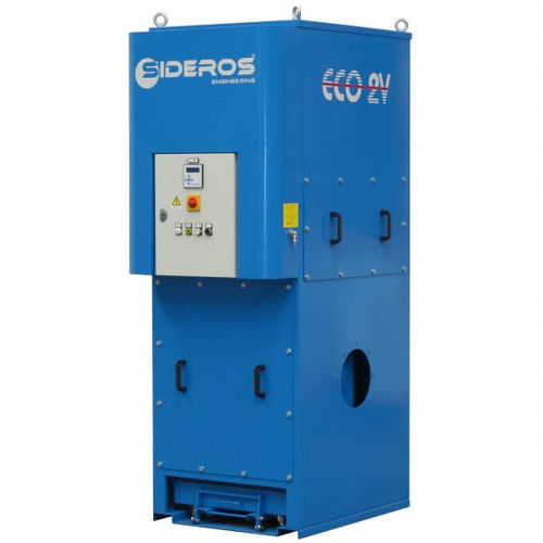 Пылеуловитель с картриджем - Eco2v - SIDEROS Engineering - с противоточной промывкой / компактный / самоочищающийся