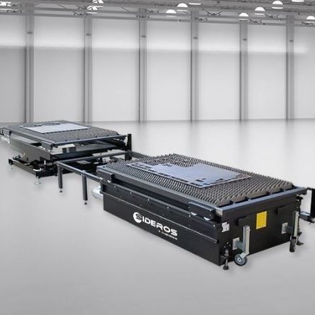 Стол с вытяжкой для лазерной резки - Lasertab - SIDEROS Engineering - для удаления пыли / для очистки / компактный