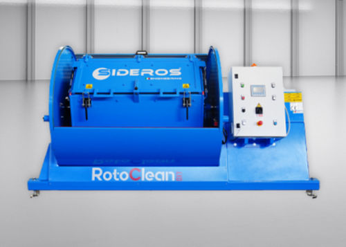 Бак для галтовки для отделки - Rotoclean OXY - SIDEROS Engineering - шлифовальный станок / для небольших деталей / с вращающимся барабаном