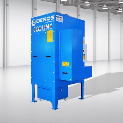 Пылеуловитель с картриджем - ECOLINE - SIDEROS Engineering - с противоточной промывкой / компактный / модульный
