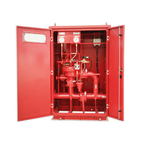 Шкаф для обеспечения безопасности - D - PACK series - HD FIRE PROTECT PVT. LTD. - напольный / двойная дверь / из металла