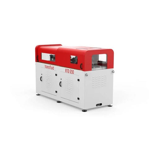 Станок для резки с ножом - RTO 650  - transfluid® Maschinenbau GmbH - для алюминия / для нержавеющей стали / для меди