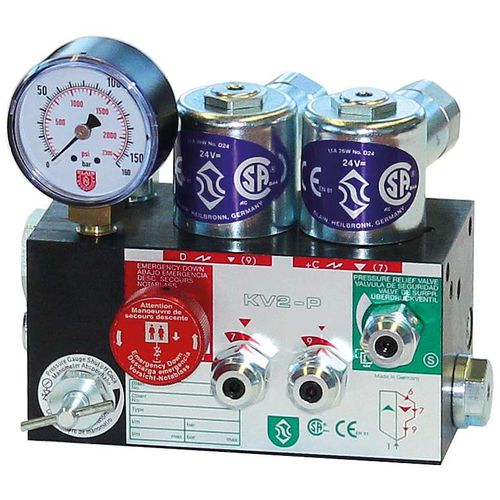 Клапан с гидравлическим приводом - KV 2P - Blain Hydraulics GmbH - для лифта