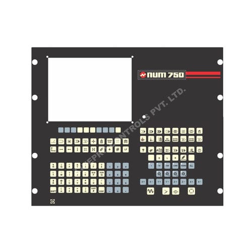 Встраиваемая клавиатура - NUM 750 - LINEPRO CONTROLS PVT.LTD - емкостная / мембранная / промышленная