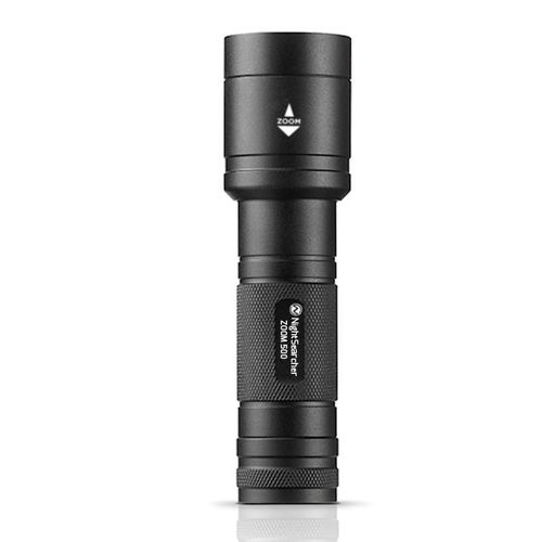 Светодиодный фонарик - Zoom 500 - Nightsearcher - тактический / компактный / с батареей