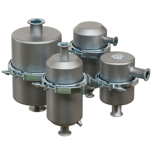 Картер для фильтра с картриджем - VTL series - SOLBERG Filtration - с активированным углем / для химических продуктов / из нержавеющей стали