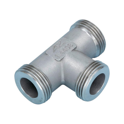 Т-образный трубный соединитель - 088600041 series - Adolf Würth GmbH & Co. KG - из нержавеющей стали / винтовой