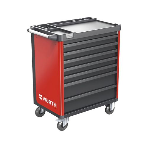 Столик для инструментов 7 выдвижных ящиков - Basic 8.8 series - Adolf Würth GmbH & Co. KG - 6 выдвижных ящиков / 8 выдвижных ящиков
