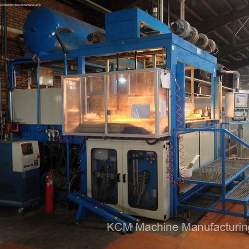 Формовочная машина для двери - KCM Machinery Manufacturing - с ручным управлением / вакуумная