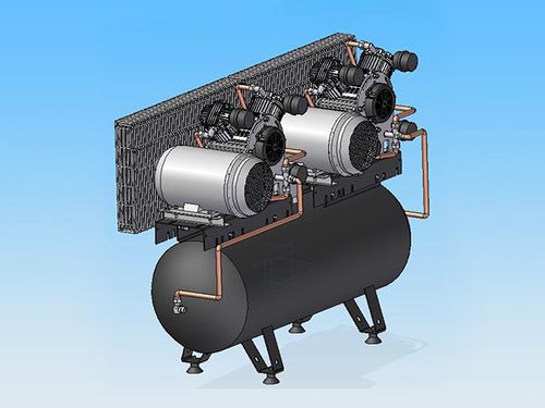 Поршневый компрессор - TANK 100 C8 - ALCONAIR - воздушный / электрический / на роликах