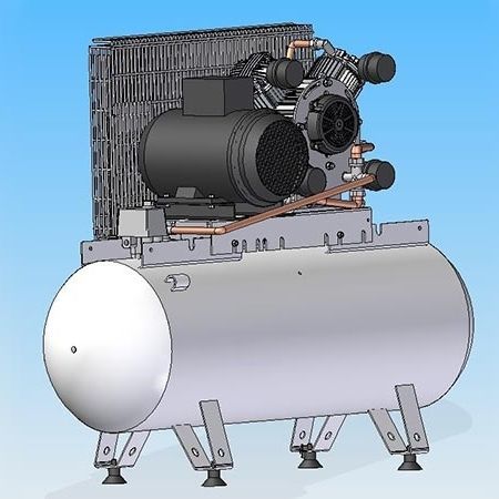 Поршневый компрессор - 100 C4 - ALCONAIR - воздушный / с электродвигателем / стационарный