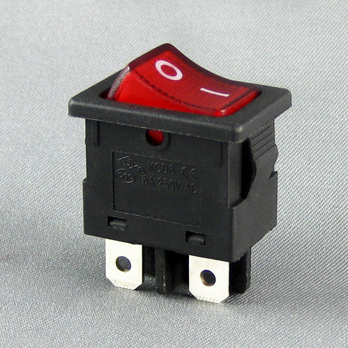 Клавишный переключатель - KCD6 series - Shanghai Yongxing Electronic Switch Co.,Ltd - однополюсный / IP40 / CQC