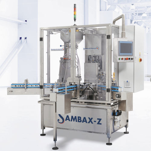Автоматическая упаковочная машина - SAMBAX-Z - Shemesh Automation Ltd - компактная / для жидкостей / медицинской