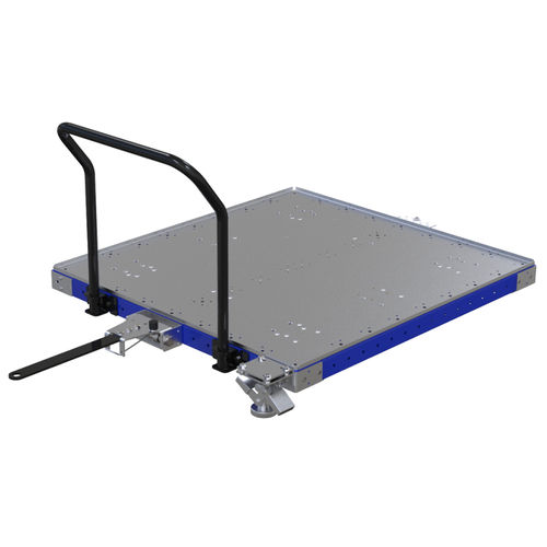 Тележка для разгрузочно-погрузочных работ - Q-100-0987  - FlexQube - из металла / с пониженным подвесным потолком / шестиколесная