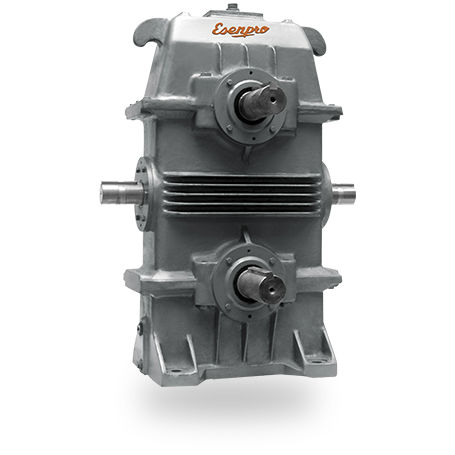 Червячный редуктор - Esenpro Power Transmission Pvt. Ltd. - ортогональный / с двумя выходными валами / одноуровневый
