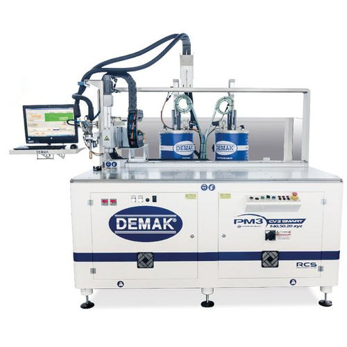 Дозатор-смеситель для смол - PM3 CV2 SMART - Demak S.r.l. - с поршневым насосом / с шестерённым насосом / для электронной промышленности