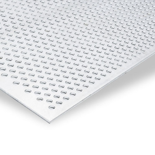 Алюминиевый лист - Aluminium, round perforated plate, EN AW-1050 (Al99,5) - Klöckner & Co Deutschland GmbH - перфорированный