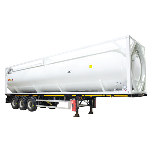 Резервуар для стокирования - ISO VAC 40 LNG - Wessington Cryogenics LTD - транспортный / для сжиженного природного газа / из нержавеющей стали