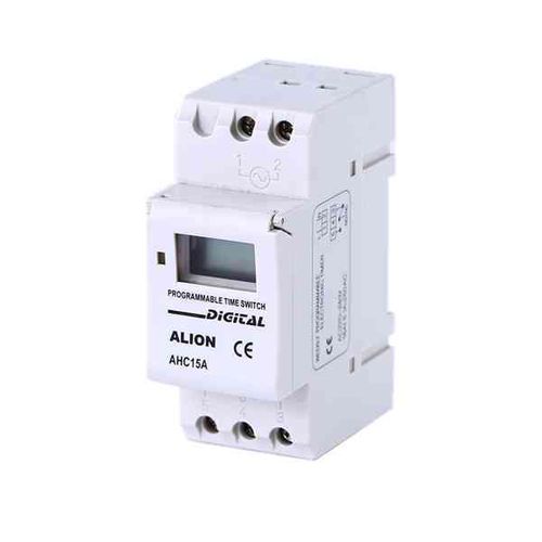 Цифровой выключатель с часовым механизмом - AHC15A - Wenzhou ALION electronics Co.,Ltd - на DIN-рейке