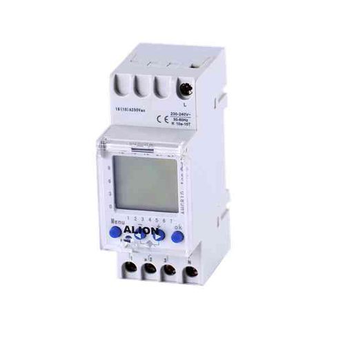Цифровой выключатель с часовым механизмом - AHC810 - Wenzhou ALION electronics Co.,Ltd - на DIN-рейке