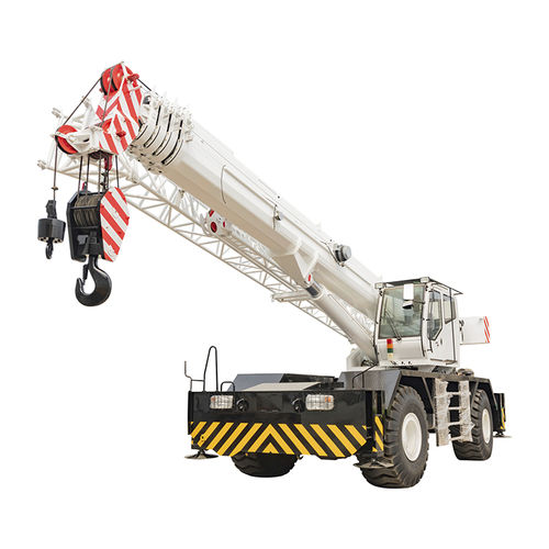 Мобильный башенный кран - RT55 - XUZHOU JIUFA CONSTRUCTION MACHINERY CO.,LTD - со стрелой / телескопический / для труднопроходимых участков местности