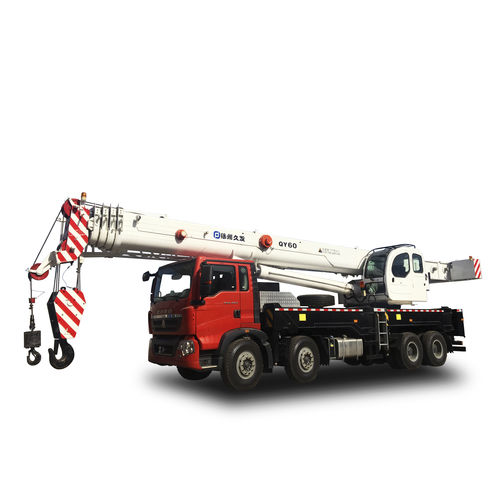 Башенный кран на грузовике - QY60 - XUZHOU JIUFA CONSTRUCTION MACHINERY CO.,LTD - со стрелой / телескопический / гидравлический