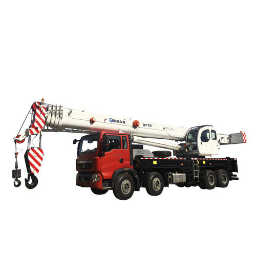 Башенный кран на грузовике - QY75 - XUZHOU JIUFA CONSTRUCTION MACHINERY CO.,LTD - со стрелой / телескопический / гидравлический