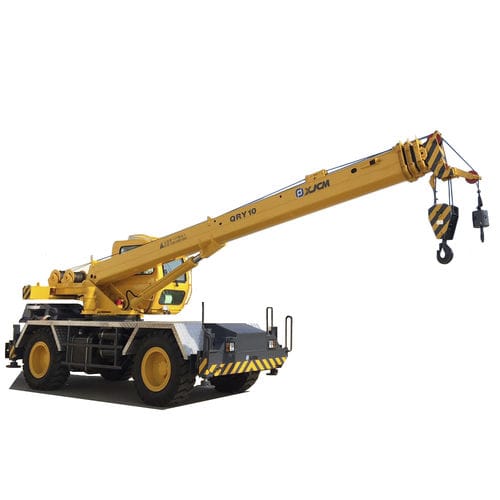 Мобильный башенный кран - RT10 - XUZHOU JIUFA CONSTRUCTION MACHINERY CO.,LTD - со стрелой / телескопический / для труднопроходимых участков местности