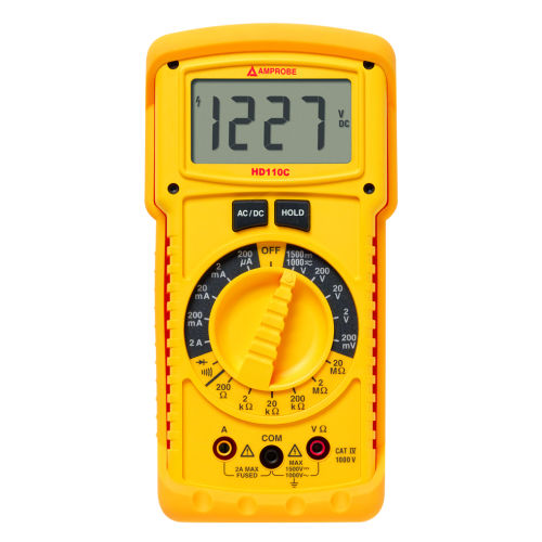 Цифровой мультиметр - HD110C - BEHA AMPROBE - переносной / 1000 В / 1500 В