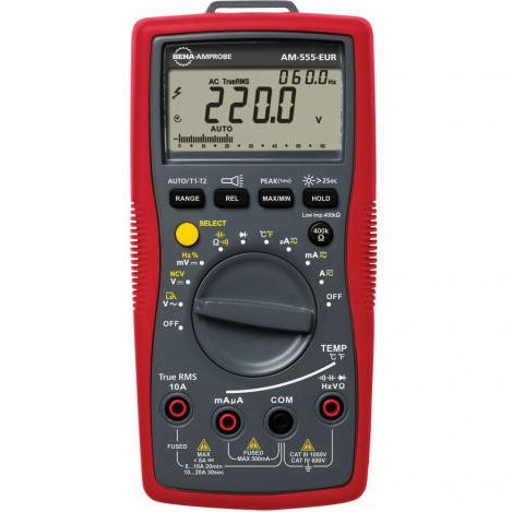 Цифровой мультиметр - AM-555-EUR - BEHA AMPROBE - переносной / 1000 В / 20 A
