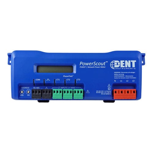 Прибор для измерения мощности частотомер - PowerScout 3037 - DENT INSTRUMENTS - мультиметр / цифровой / на DIN-рейке