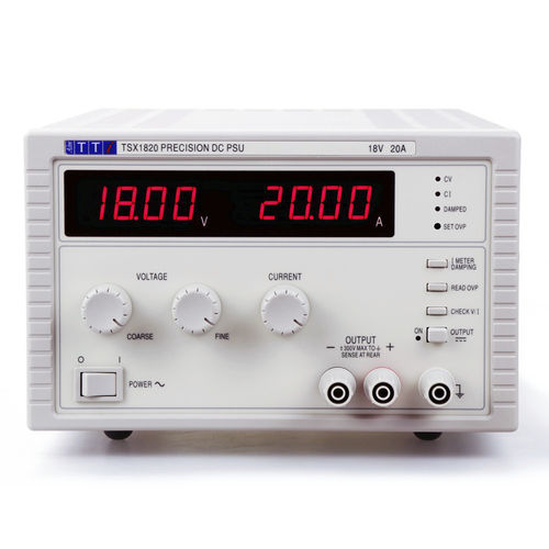 Источник электропитания для монтажа в стойку - TSX Series - TTI - AC/DC / с одним выходом / регулируемый