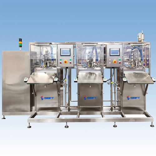 Наполнительная машина для упаковки bag-in-box - BIB200D - Xi’an Shibo fluid technology co., Ltd (SBFT) - полуавтоматическая / для кофе / для жидкостей