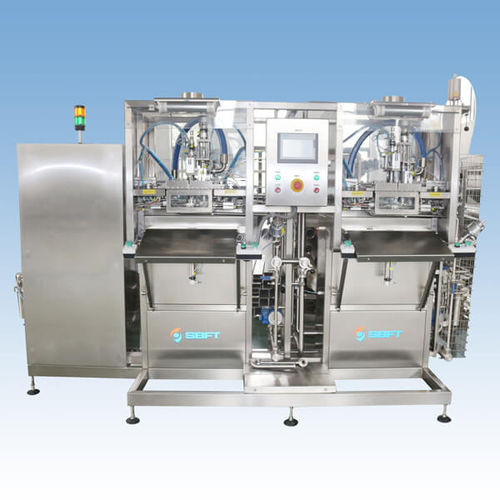 Наполнительная машина для упаковки bag-in-box - ASP100D - Xi’an Shibo fluid technology co., Ltd (SBFT) - автоматическая / для мешков / для молочных продуктов