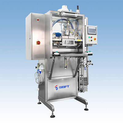 Наполнительная машина для упаковки bag-in-box - ASP100S - Xi’an Shibo fluid technology co., Ltd (SBFT) - полуавтоматическая / фруктовый сок / для молока