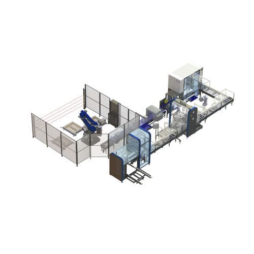 Линия упаковки для мешка в картонной упаковке - GD Process Design, LLC - для сельского хозяйства и пищевой промышленности / автоматическая