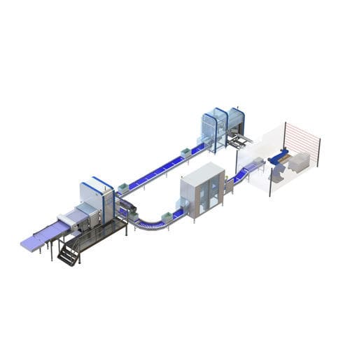 Линия упаковки для сельского хозяйства и пищевой промышленности - GD Process Design, LLC - для мешка в картонной упаковке / роботизированная