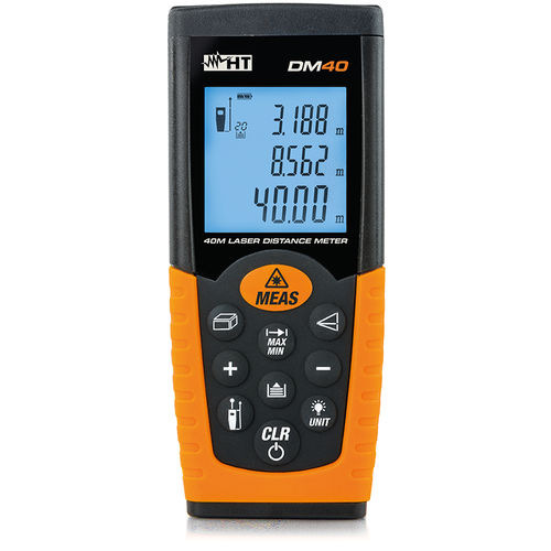 Лазерный дальномер - DM 40 - HT - переносной / с дисплеем LCD / с непрямым измерением