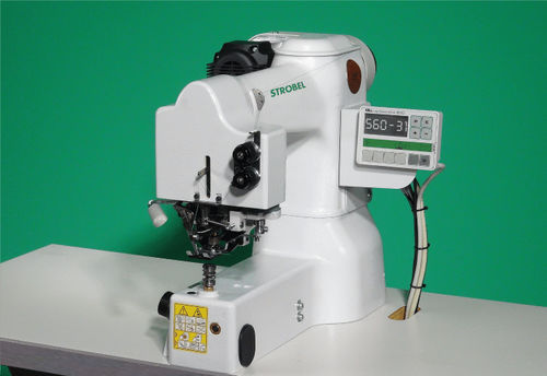 Швейная машина потайной шов - 560-31 - Strobel Spezialmaschinen GmbH - с одной иглой / с одним проводом / для ткани