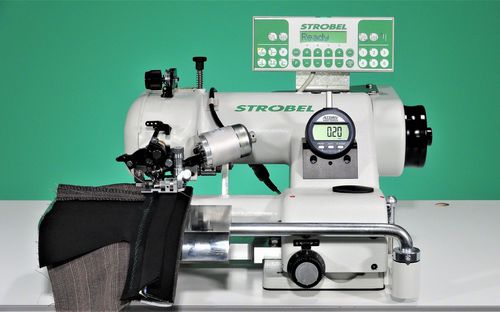 Швейная машина цепной стежок - VEB100-3 - Strobel Spezialmaschinen GmbH - потайной шов / с одной иглой / с одним проводом