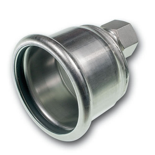 Нерезьбовая торцевая заглушка - 9301E - SANHA GmbH & Co. KG - круглая / из нержавеющей стали / для труб