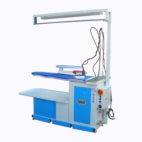 Узкий гладильный стол - HSL-KBBJ-02 - hasel ironing equipment - универсальный / с нагнетанием и всасыванием воздуха / с парогенератором